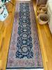 115X33" Persian-Style Floral Wool Runner Rug - 2