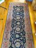 115X33" Persian-Style Floral Wool Runner Rug - 5