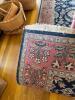 115X33" Persian-Style Floral Wool Runner Rug - 8