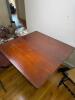 Rectangular Pedestal Fold Up Table in the Empire Style - 3