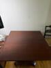 Rectangular Pedestal Fold Up Table in the Empire Style - 4