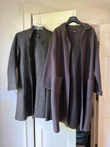 Eileen Fisher Wool and Alpaca Blend Long Coats