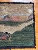 Small Folk Art Hooked Art Piece - 3