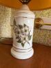 Porcelain Table Lamp With Hellebore Flowers - 2