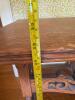 Victorian-Style Parlor Table with Claw Feet - 7