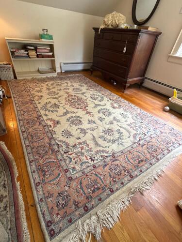 Traditional Floral Persian-Style Area Rug