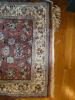 Oriental-Style Wool Runner Rug With Floral Motif - 4