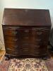 Serpentine Front Mahogany Slant-Front Desk Chippendale-Style - 2