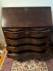 Serpentine Front Mahogany Slant-Front Desk Chippendale-Style - 4