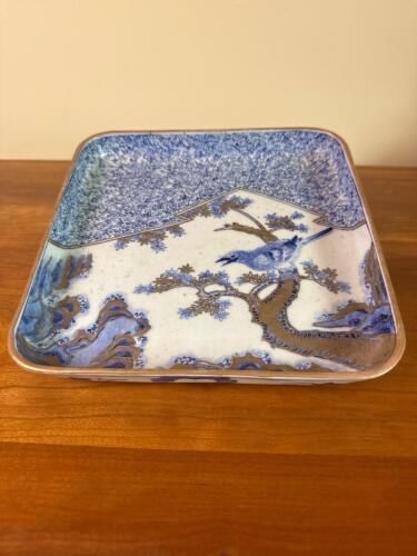 Blue and White Porcelain Square Dish
