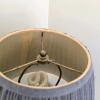 Salmon Falls Stoneware Table Lamp with Blue Shade, 1996 - 3