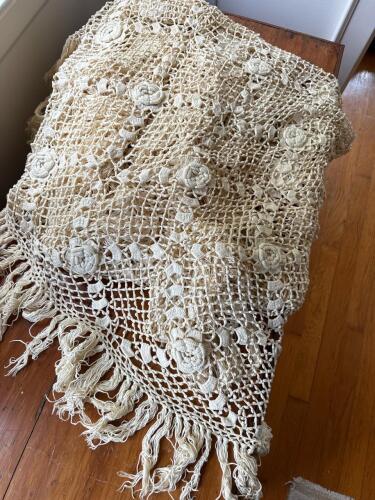Handmade Crochet Lace Bedspread