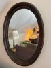 Oval Wall Mirror in Victorian Style
