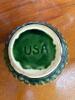 McCoy Green Glazed Ribbed Pottery Planter - 3