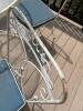 Wrought Iron and Glass Patio Table with Four Chairs - 7