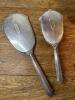 Sterling Silver Vanity Brush and Mirror Set