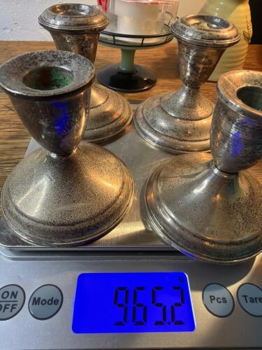 Sterling Weighted Candlesticks