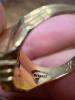 10K 1955 Belmont High School Gold Class Ring - 3