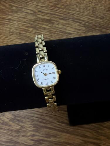 Tissot Saphir 14K Gold Swiss Ladies Watch