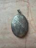 Sterling Silver Engraved Oval Locket Pendant