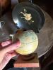 Couroc Inlaid Plate, Frosted Glass Rabbit, and Globe Flower Frog - 2