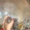BACCARAT Crystal Decanter and Cut Crystal Decanter on Round Brass Tray - 9