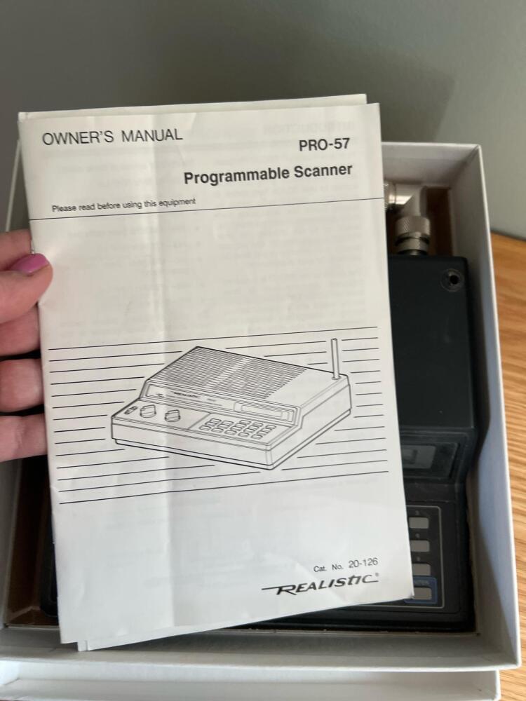 Realistic PRO-57 Programmable Scanner | FULL HOUSE Auction in Hampton ...