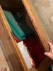 Wooden Storage Trunk with Keyhole Lock - 5