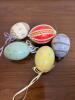 Cut Glass Pedestal Bowl with Decorative Egg Ornaments - 3