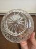 Cut Glass Pedestal Bowl with Decorative Egg Ornaments - 7