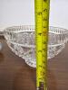 Cut Glass Pedestal Bowl with Decorative Egg Ornaments - 8