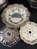 Silverplate Serving Pieces, Flatware, and Pyrex Insert - 10