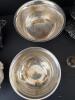 Silverplate Serving Pieces, Flatware, and Pyrex Insert - 12
