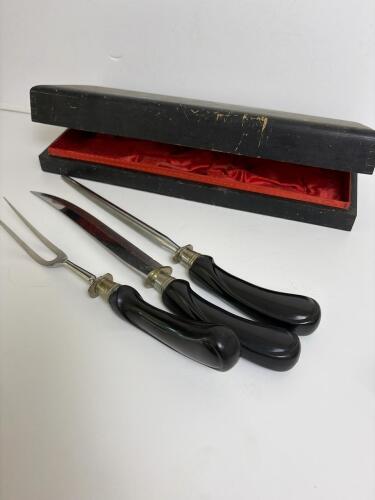 Flint Stainless Vanadium Carving Utensils with Box