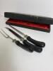 Flint Stainless Vanadium Carving Utensils with Box