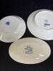 Mixed Makers-Blue and White Transferware Plates/Trivet - 4