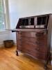 Antique-Style Slant Front Secretary Desk with Cabriole Legs - 2