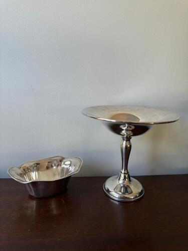Sterling Silver Bowls and Weighted Compote
