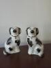 Pair of Staffordshire-Style Ceramic Dog Figurines - 4