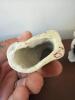 Pair of Staffordshire-Style Ceramic Dog Figurines - 5