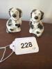 Pair of Staffordshire-Style Ceramic Dog Figurines - 8