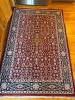 Hand-Knotted Oriental-Style Wool Rug with Geometric Borders - 2