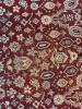 Hand-Knotted Oriental-Style Wool Rug with Geometric Borders - 3