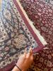 Hand-Knotted Oriental-Style Wool Rug with Geometric Borders - 4