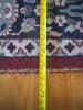 Hand-Knotted Oriental-Style Wool Rug with Geometric Borders - 8