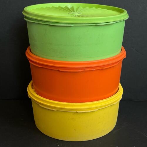 Vintage Primary Color Tupperware