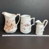 Porcelain Pitchers and Tankard in Victorian and Rococo Revival Styles - 7