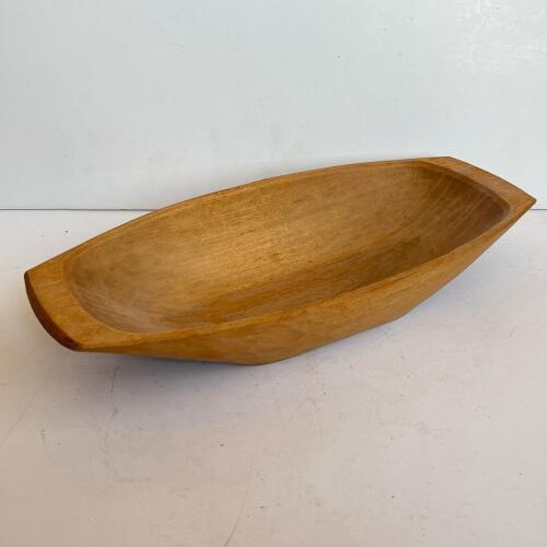 Hand Carved Wooden Bowl By Lance Roberts 1991