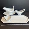 Assorted Lot Of White Porcelain Serving/Dishware - 9