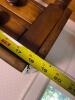 Sheraton-Style Drop Leaf Side Table With Two Drawers - 13